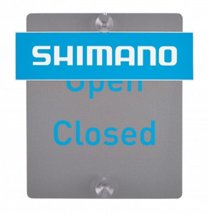 DOOR SIGN SHIMANO CLOSED/OPEN (17)