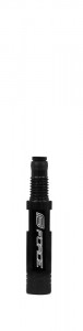 Extensie valva Presta Force Al 31 mm, Negru - Img 2