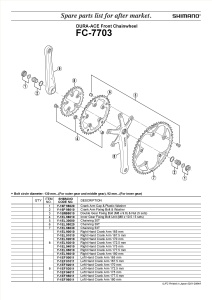 FOAIE SHIMANO FC-7703 30T