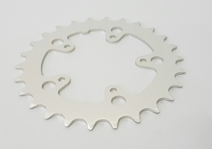 FOAIE SHIMANO FC-M560 26T (5-ARM PCD 110/74MM) ROUND GEAR SG (ARGINTIU) 5-ARM PCD 74MM