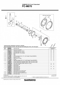 FOAIE SHIMANO FC-M670 32T-AE - Img 2