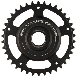 FOAIE SHIMANO STEPS SM-CRE60 38T PT. FC-E6000 FARA CG NEGRU/ARGINTIU AMBALAT IND.