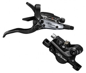 FRANA PE DISC SET ASAMBLAT SHIMANO ACERA ST-M3050(R) BR-M3050(R) FARA ADAPTOR PLACUTE RESIN FURTUN SM-BH59 1700MM NEGRU CAMASA DE SCHIMBATOR SP40 600MM INCL. OLIVA & INSERTIE CONECTARE AMBALAT IND.