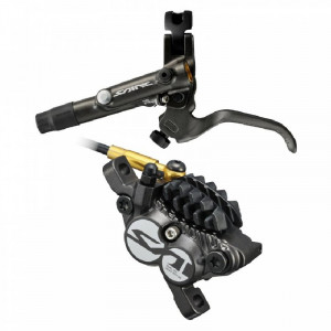 FRANA PE DISC SET ASAMBLAT SHIMANO SAINT MANETA BL-M820-B(R) ETRIER BL-M820(R) J-KIT FARA ADAPTOR PLACUTE METAL CU ARIPIOARE DE RACIRE FURTUN SM-BH90-SBLS 1700MM NEGRU INCL. OLIVA & INSERTIE CONECTARE AMBALAT IND.