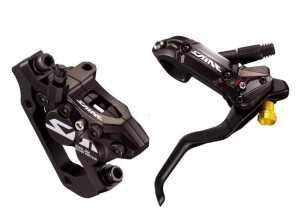 FRANA PE DISC SHIMANO SET ASAMBLAT SAINT BL-M810(D) BR-M810(S) FARA ADAPTOR PLACUTE METAL FARA ROTOR SM-BH80 1700MM EXTRA OLIVA SI INSERTIE CONECTARE VRAC