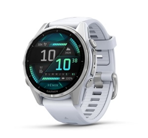 Garmin Fenix 8 - 43mm, AMOLED Argintiu