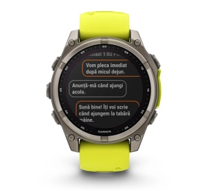 Garmin Fenix 8 - 47mm, Solar Sapphire Yellow/Graphite - Img 10