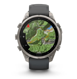 Garmin Fenix 9 Pro - inReach, 47mm Titan, cu curea din silicon Graphite/negru - Img 12