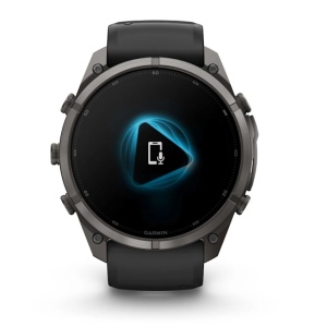 Garmin Fenix 9 Pro - inReach, 51mm Titan DLC Carbon Gray cu curea din silicon Black/Pebble Gray - Img 11