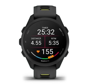 Garmin Forerunner 170 - Negru cu curea neagră/Amp Yellow - Img 6