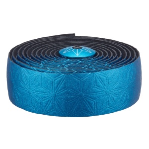 Ghidolina SUPACAZ Bling Tape - albastru anodizat w/ capace albastru anodizat + Silicone Gel