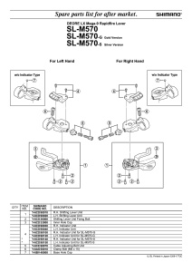 INDICATOR SHIMANO SL-M570 STANGA - Img 2