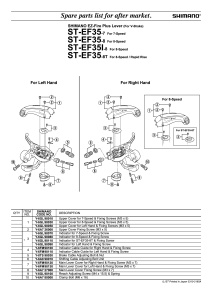 INDICATOR SHIMANO ST-EF35 STANGA & SURUBURI - Img 2