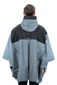 JACHETA CUBE ATX UTILITY PONCHO SAFETY SILVER N GREY ONE SIZE - Img 3