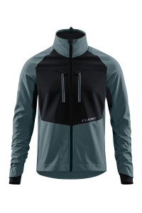JACHETA CUBE BLACKLINE SOFTSHELL JACKET SAFETY BLACK N GREY S - Img 1