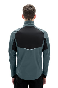 JACHETA CUBE BLACKLINE SOFTSHELL JACKET SAFETY BLACK N GREY S - Img 3