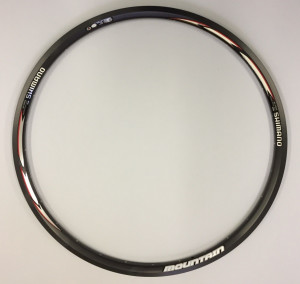 JANTA SHIMANO WH-M505 FATA SAU SPATE 28H PT. FRANA PE DISC CLINCHER BLACK ANODIZED STICKERE PT. EU AMBALAT IND.