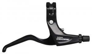 MANETA DE FRANA SHIMANO DEORE BL-T611 DREAPTA MECHANICA 3 DEGETE NEAGRA AMBALAT IND.