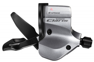MANETA DE SCHIMBATOR SHIMANO CLARIS SL-2400 DREAPTA 8 VIT. PT. GHIDON DE SOSEA DREPT CABLU 2050MM OGD AMBALAT IND.