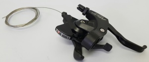 MANETA SCHIMBATOR/FRANA SHIMANO ALIVIO ST-MC18 DREAPTA 8 VIT. 2 DEGETE CABLU SCHIMBATOR 2050MM OGD VRAC