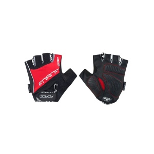 Manusi Force Grip gel negru/rosu L