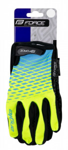 Manusi Force MTB Angle fluo/albastru L - Img 4