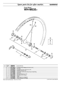 NIPLU SHIMANO WH-R535 DREAPTA 16.5MM - Img 2
