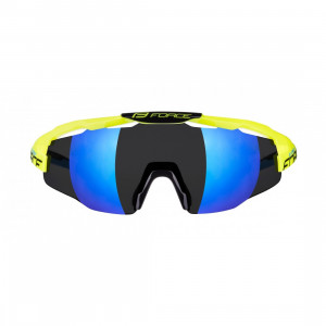 Ochelari Force Everest, lentila albastra oglinda, fluo - Img 3