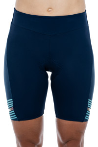 PANTALONI CICLISM CUBE TEAMLINE WS BIB SHORTS BLUE MINT M - Img 2