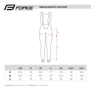 Pantaloni cu bretele si bazon Force Bright negri M - Img 6