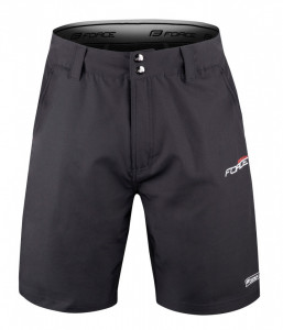 Pantaloni Force Blade MTB cu sub-pantaloni cu bazon Negru S - Img 1