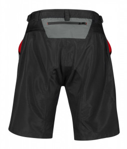 Pantaloni Force Downhill MTB cu sub-pantaloni cu bazon Negru/Gri XL - Img 3