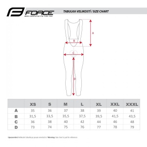Pantaloni Force F58 cu bretele si bazon negru/gri S - Img 10