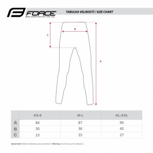 Pantaloni functionali Force Frost negri XL-XXL - Img 2