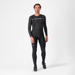 Pantaloni lungi cu bretele Castelli Competizione Negri M