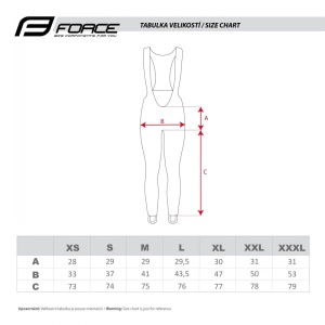 Pantaloni lungi cu bretele si bazon Force Z68 negri S - Img 6