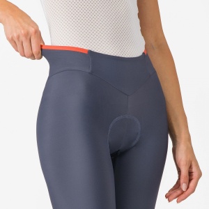 Pantaloni scurti Castelli Prima 2, pentru femei, albastru amurg/rosu hibiscus, S - Img 2