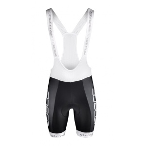 Pantaloni scurti cu bazon si bretele Force Team18 Negru/Alb XL - Img 6