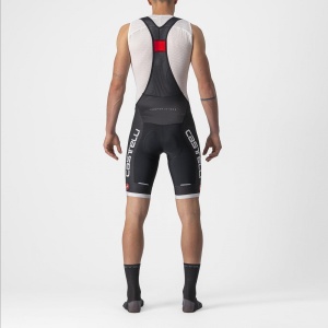 Pantaloni scurti cu bretele Castelli Competizione Kit, Negru/Gri, XL - Img 2