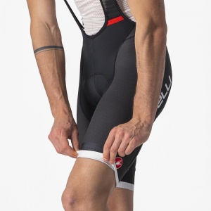 Pantaloni scurti cu bretele Castelli Competizione Kit, Negru/Gri, XXXL - Img 3