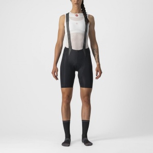 Pantaloni scurti cu bretele Castelli Free Aero RC W de dama Negru L