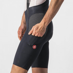 Pantaloni scurti cu bretele Castelli Free Unlimited, Negru, L - Img 4