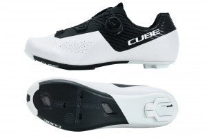 PANTOFI CICLISM CUBE SHOES RD SYDRIX PRO Black White 39 - Img 3