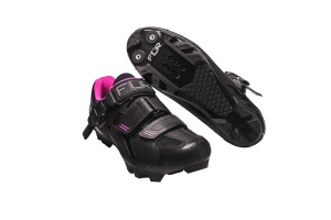 Pantofi ciclism FLR F-65 III Elite Mtb - Negru/Roz 41 - Img 5
