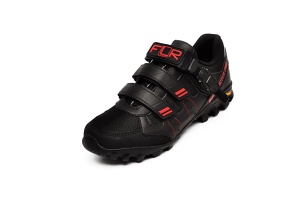 Pantofi ciclism FLR Freeride Bushmaster Pro Mtb - Negru/Rosu 47 - Img 4