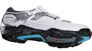 PANTOFI CICLISM SHIMANO TRAIL SH-WM64W LADIES WHITE (17) - Img 3