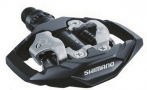 PEDALE SHIMANO PD-M530 SPD FARA CATADIOPTRII INCL. PLACUTE NEGRU AMBALAT IND.