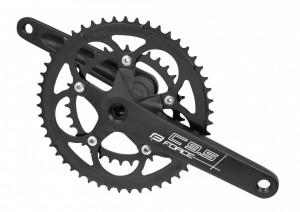 Pedalier Force ROAD C9.5 Al, 53/39T negru