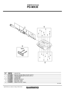 PINI SHIMANO PD-MX30 (S)