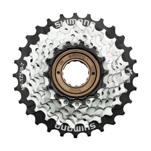 Pinioane SHIMANO Tourney MF-TZ510-7 - 7 Viteze, 14-28T | Filet - Img 2